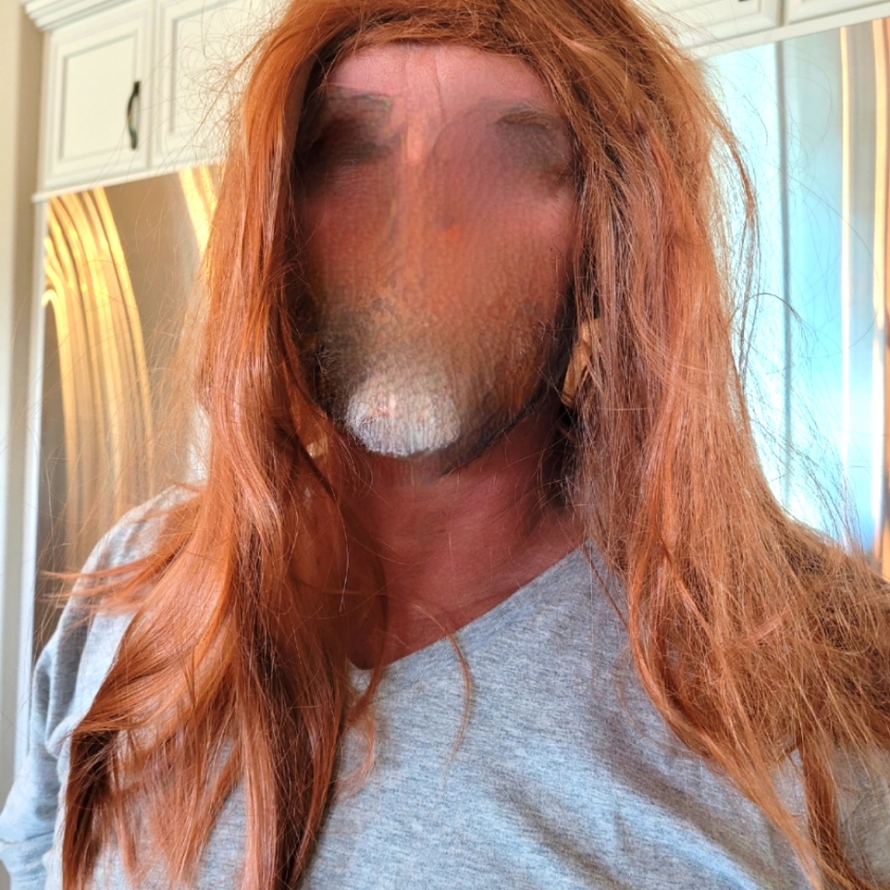 Strawberry redhead costume wig